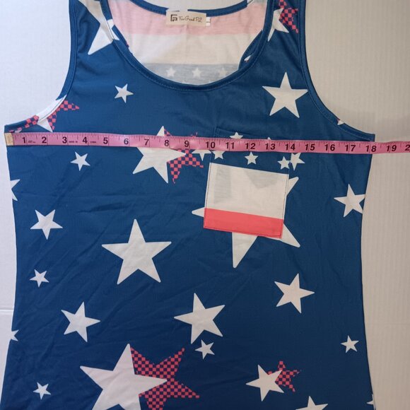 STARS AND STRIPES PATRIOTIC TANKTOP - Picture 2 of 13